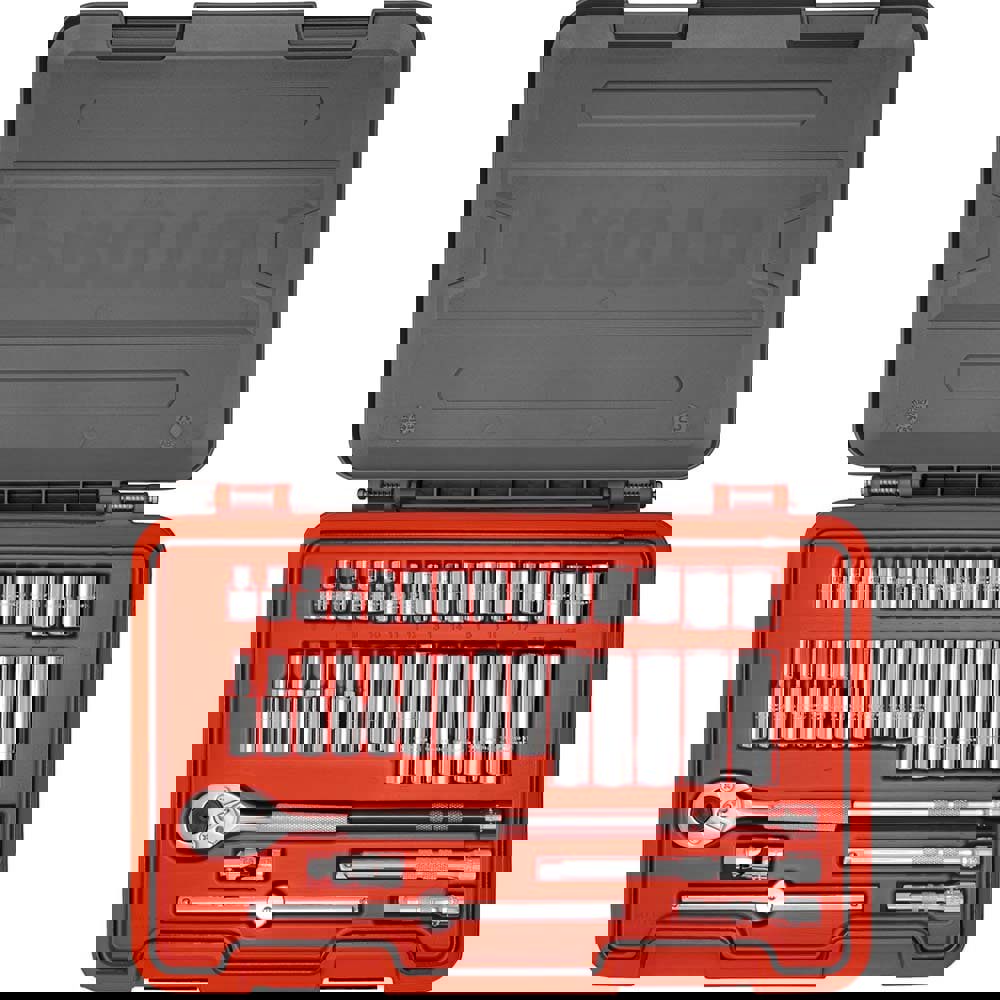 Socket Set: 34 Pc, 5/16 to 
