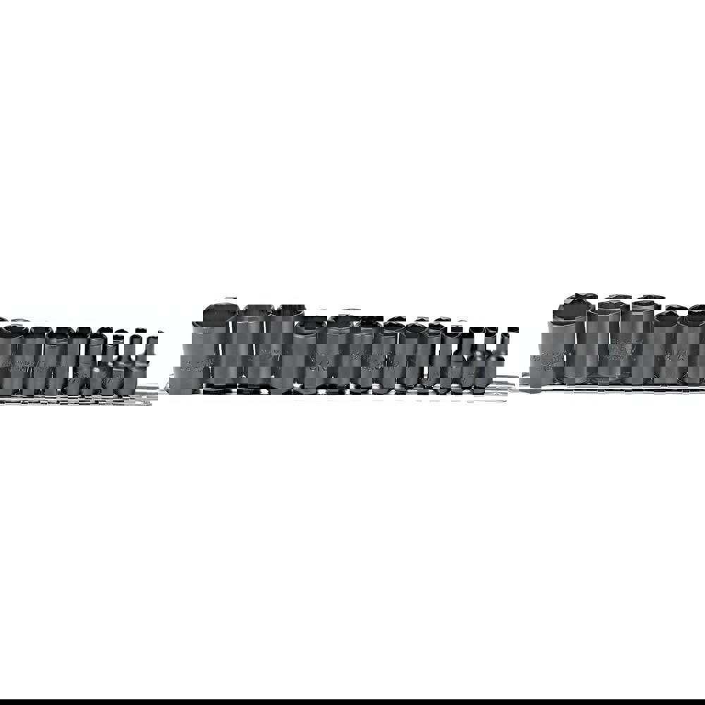 Standard Socket Set: 13 Pc, 3/8