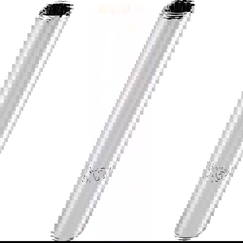 Deep Hand Socket: 16 mm Socket, 12-Point