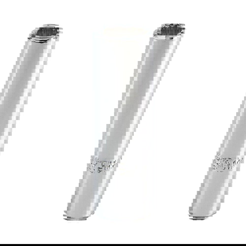 Deep Hand Socket: 19 mm Socket, 12-Point