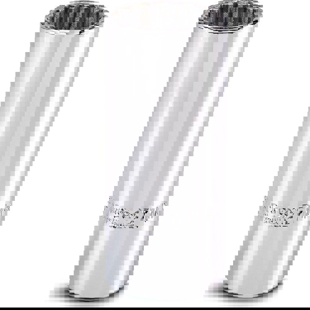 Deep Hand Socket: 27 mm Socket, 12-Point