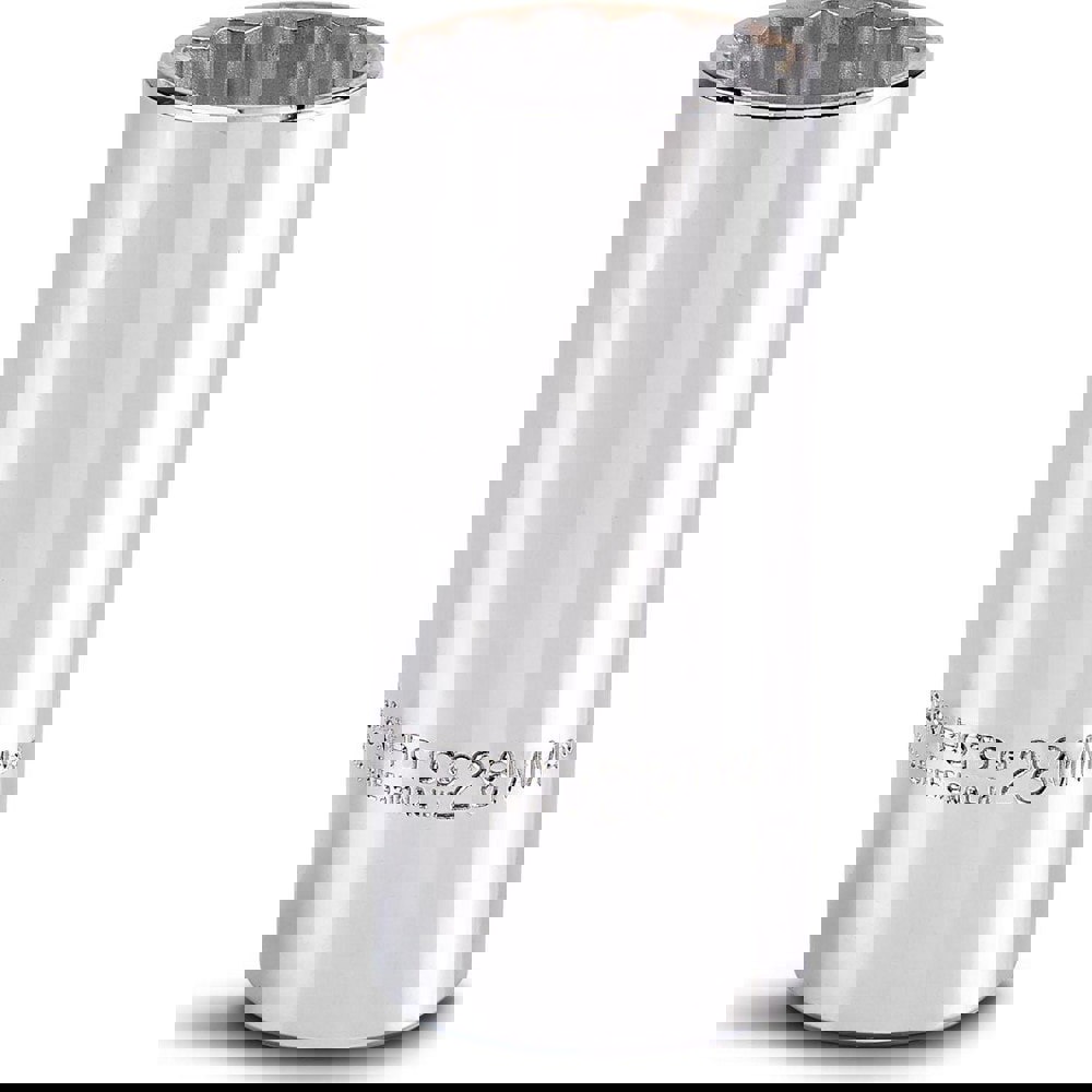 Deep Hand Socket: 11 mm Socket, 6-Point