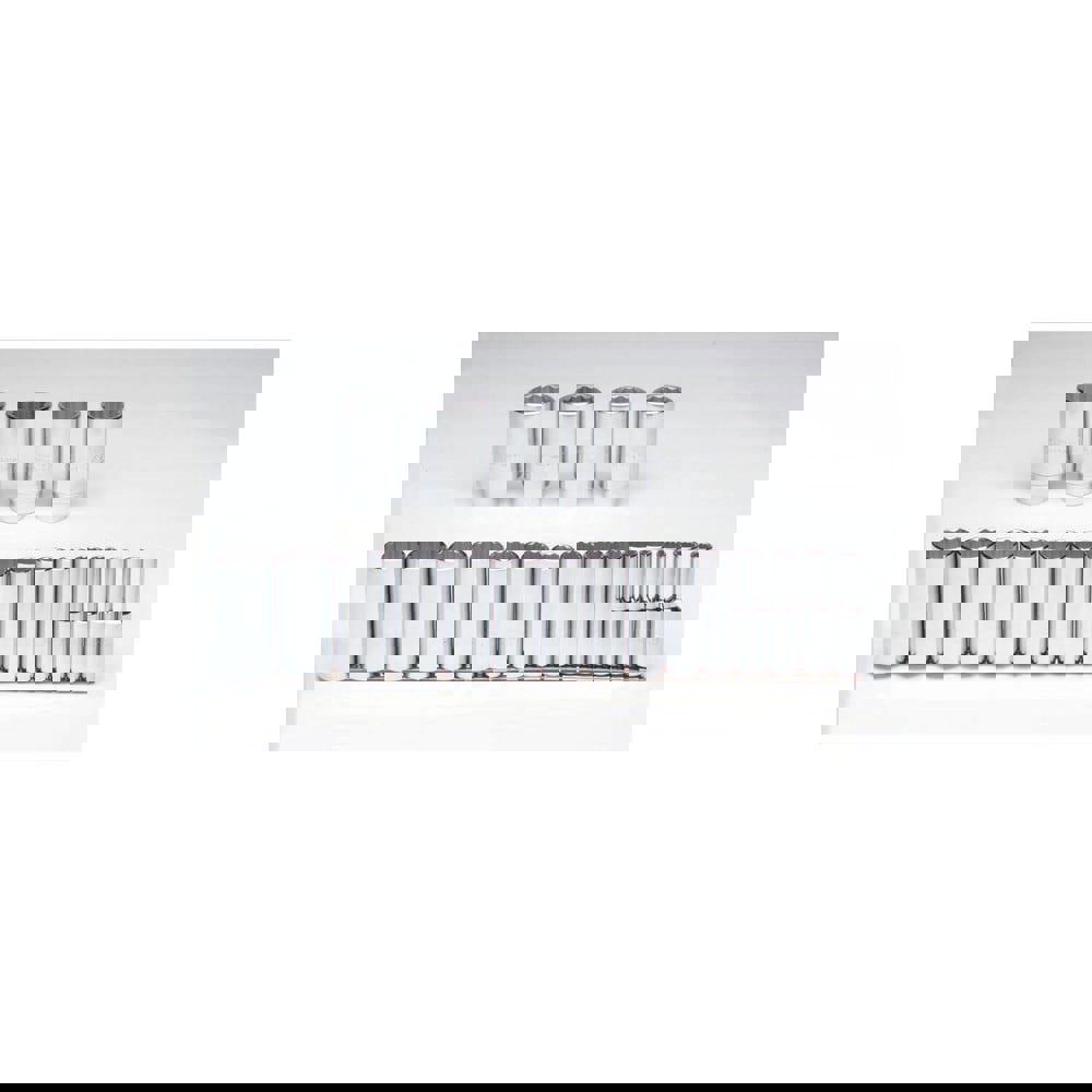 Deep Socket Set: 19 Pc, 1/2