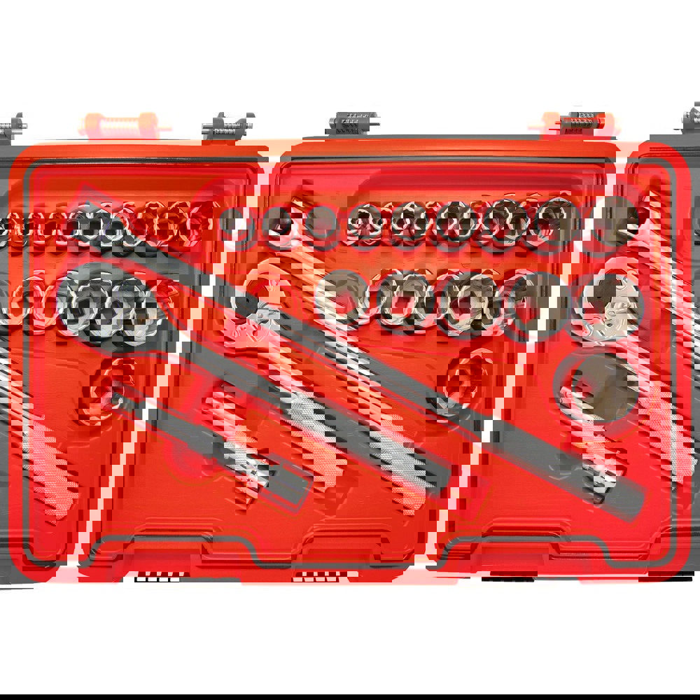 Socket Set: 18 Pc, 3/16 to 1-1/4