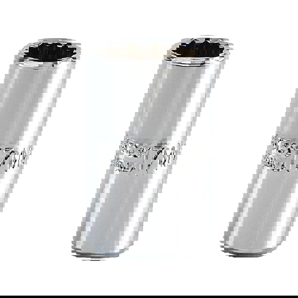 Hand Socket: 17 mm Socket, 12-Point