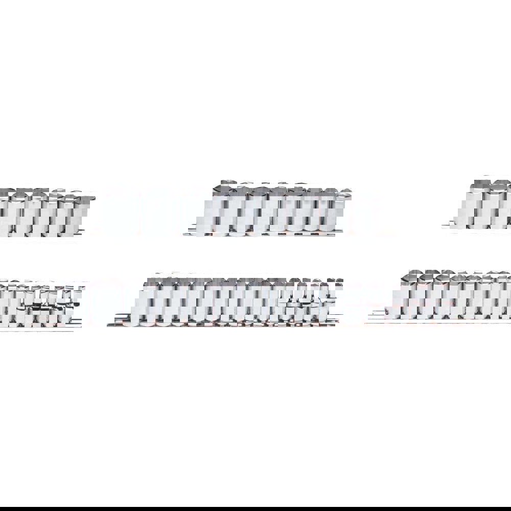 Standard Socket Set: 23 Pc, 1/2