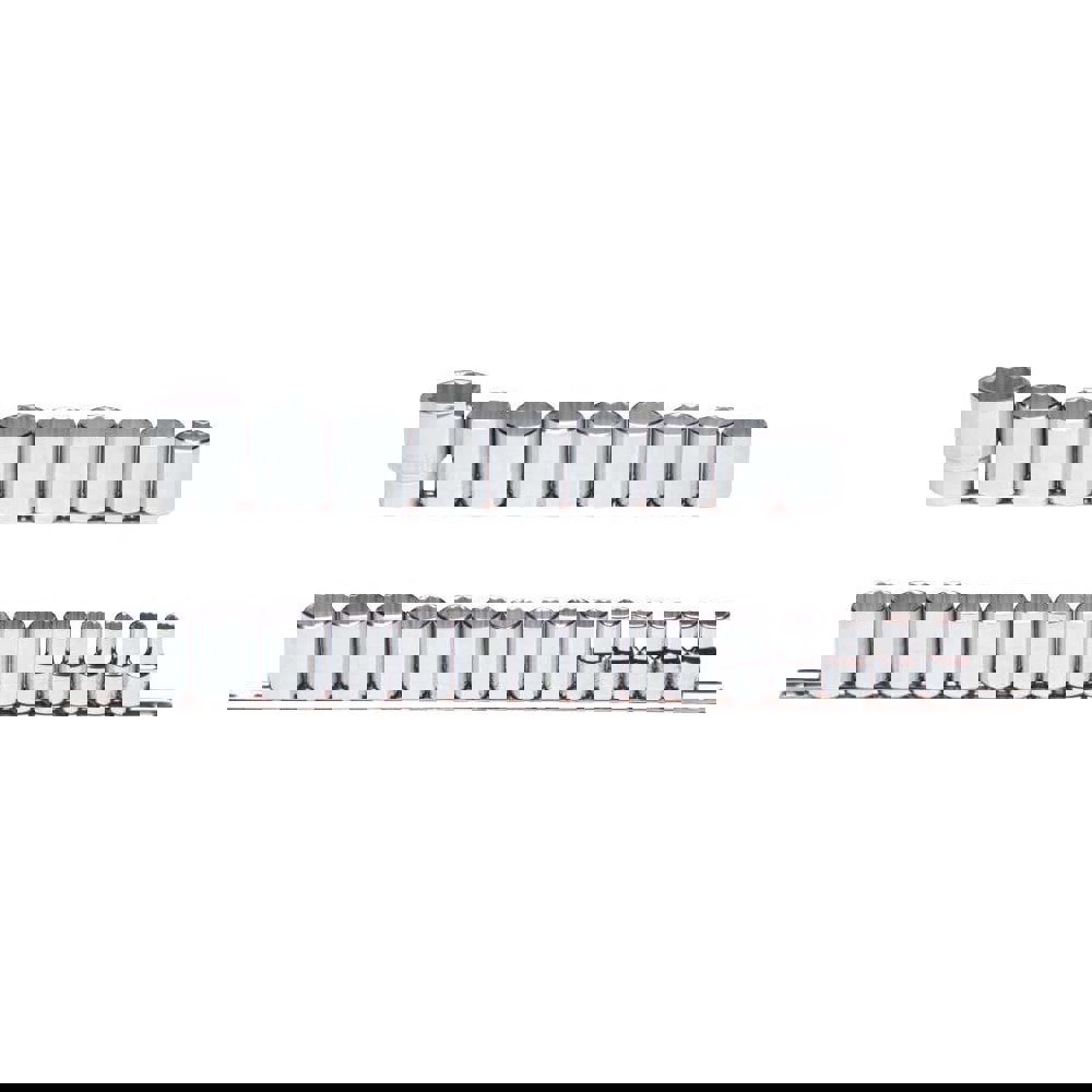Standard Socket Set: 24 Pc, 1/2
