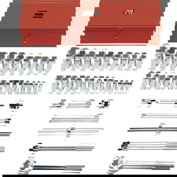 Standard Socket Set: 29 Pc, 3/4