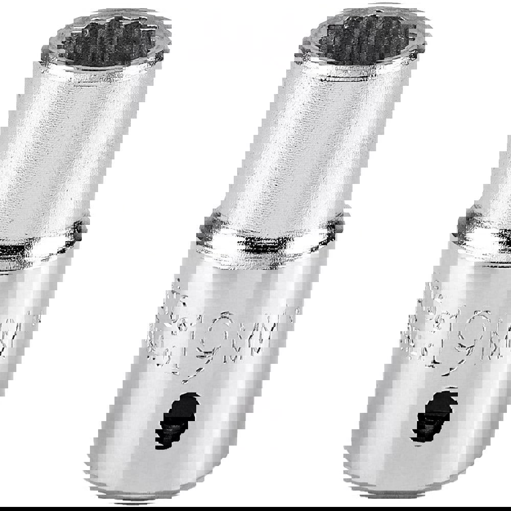 Hand Socket: 19 mm Socket, 12-Point