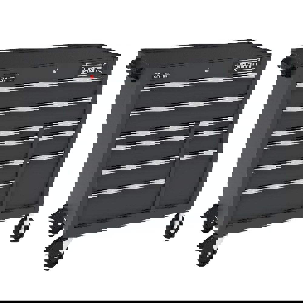 Tool Roller Cabinets; Drawers Range: 5 to 10 Drawers ; Overall Weight Capacity: 900lb ; Top Material: Vinyl ; Color: Black ; Locking Mechanism: Keyed ; Width Range: 48