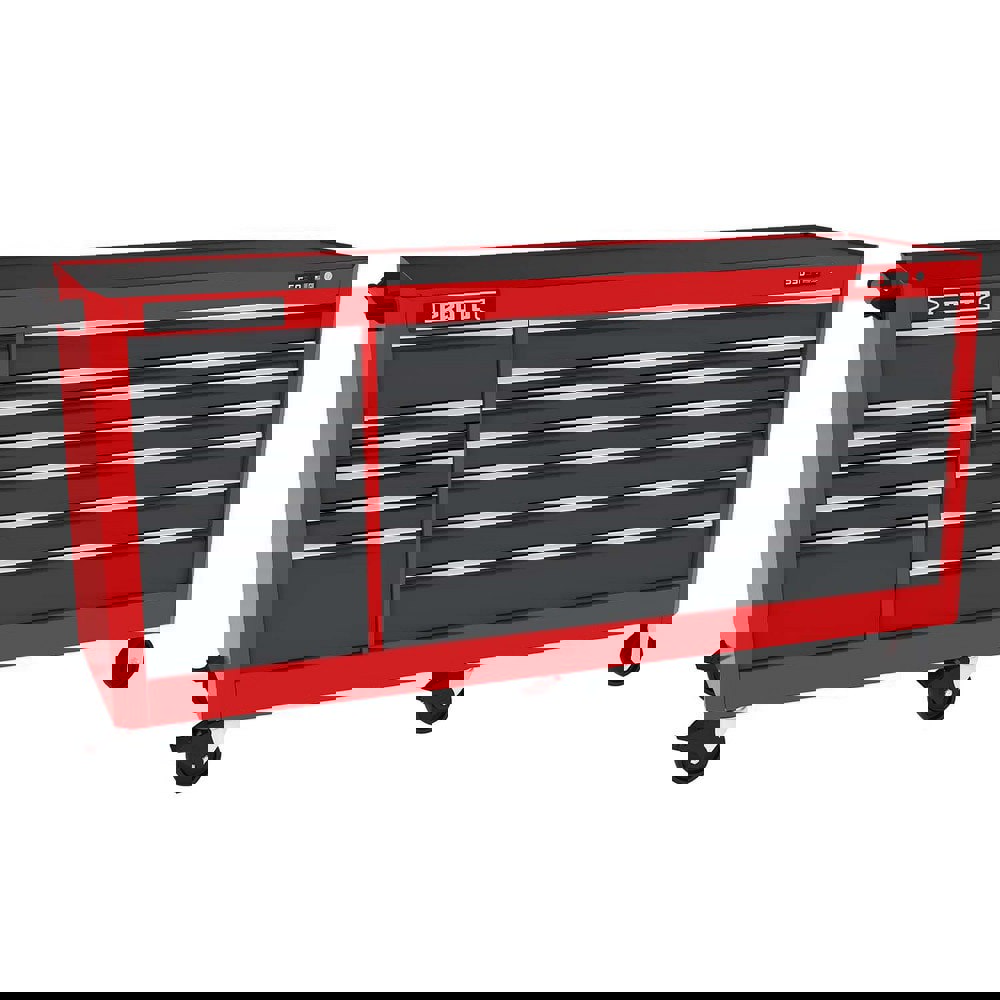 Tool Roller Cabinets; Drawers Range: 10 - 15 Drawers ; Overall Weight Capacity: 900lb ; Top Material: Vinyl ; Color: Gray; Red ; Locking Mechanism: Keyed ; Width Range: 48
