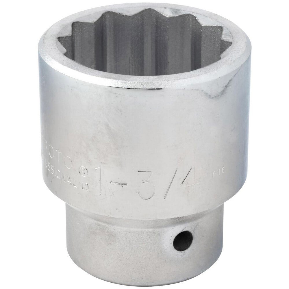Hand Socket: 1 Drive, 1-3/4