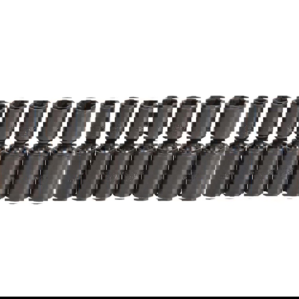 Impact Standard Socket Set: 7 Pc, 1/2