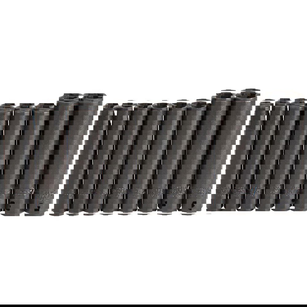 Deep Impact Socket Set: 8 Pc, 1/2