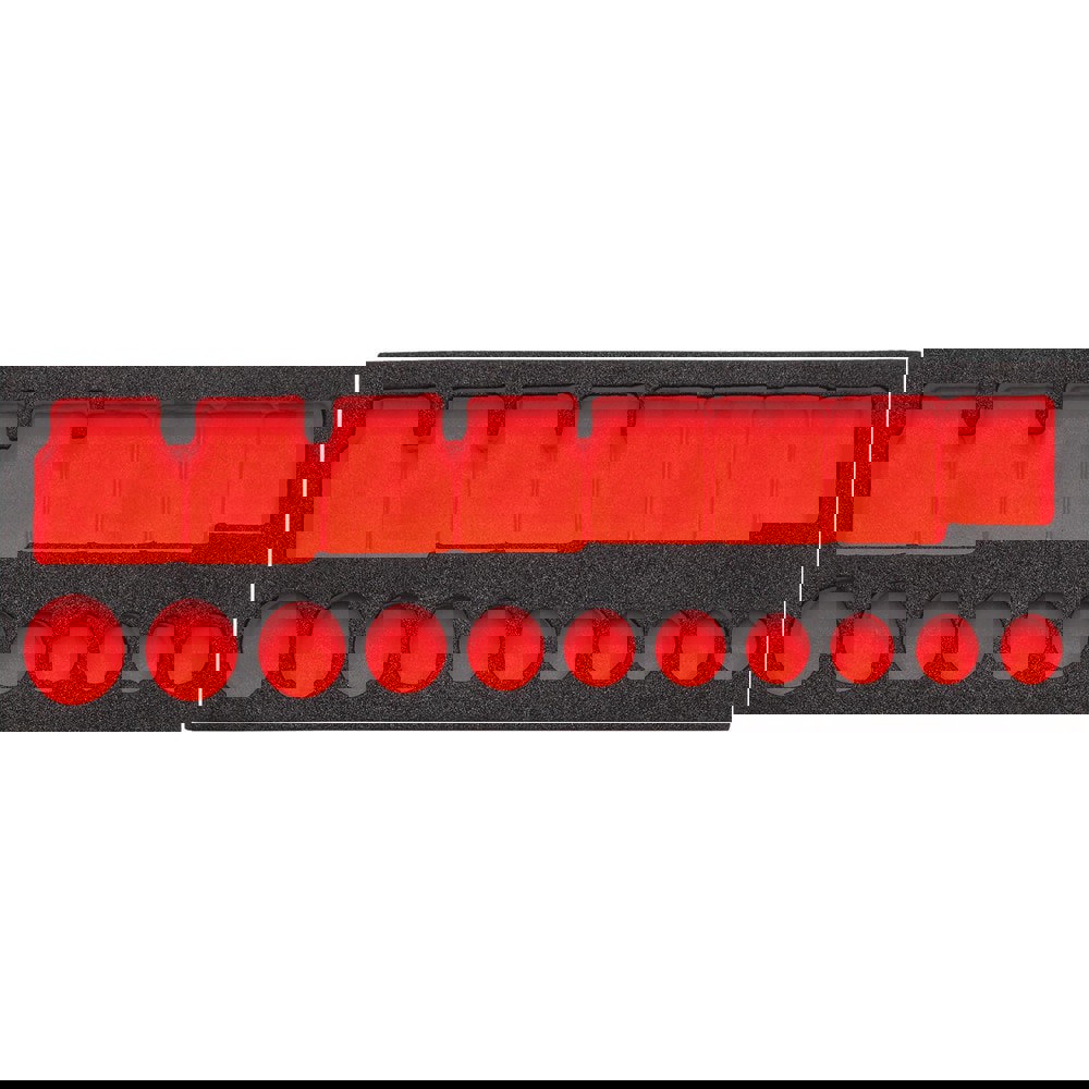 Tool Box Case & Cabinet Inserts; Type: Foam Insert ; For Use With: J74106 ; Material Family: Polyethylene ; Width (Inch): 16 ; Depth (Inch): 5 ; Height (Inch): 1-1/4