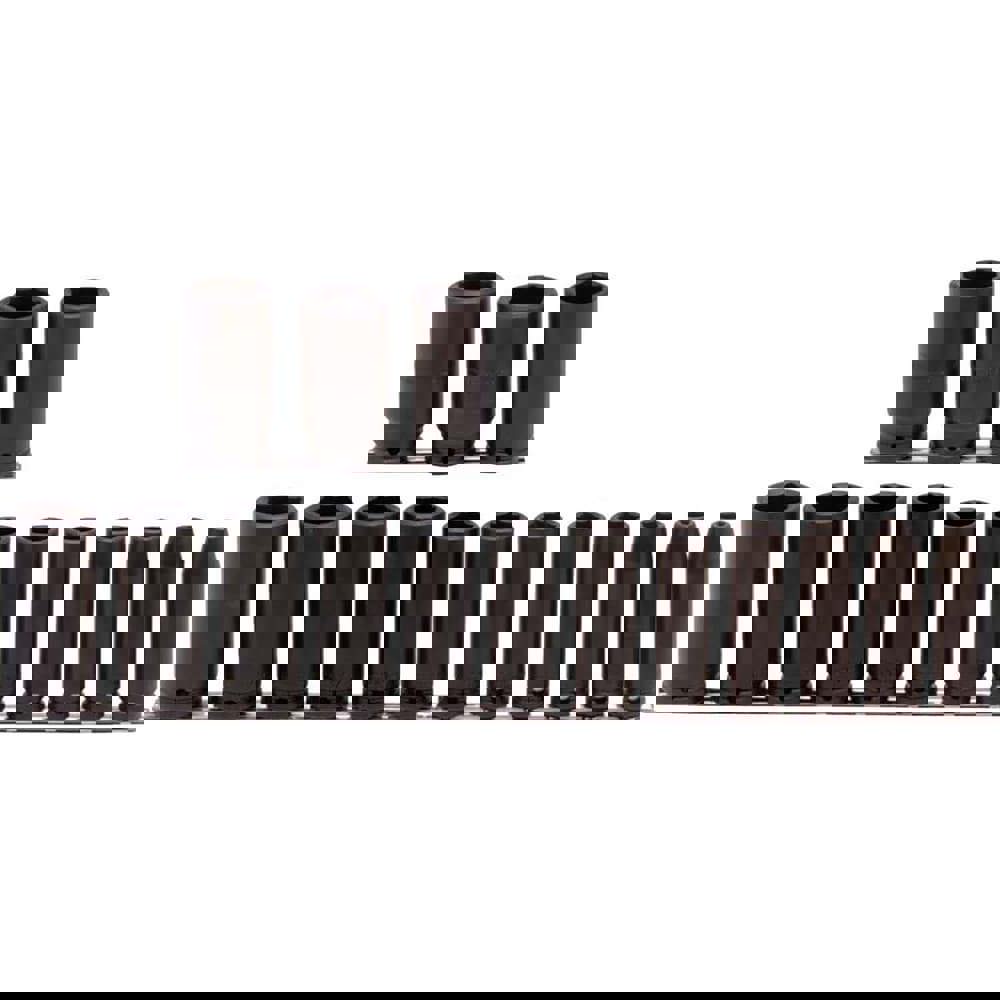 Deep Impact Socket Set: 15 Pc, 1/2