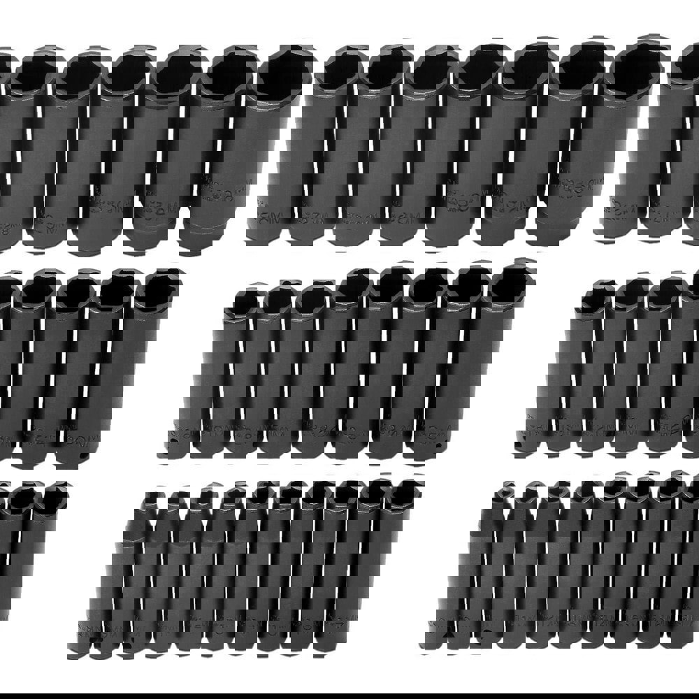 Deep Impact Socket Set: 25 Pc, 1/2