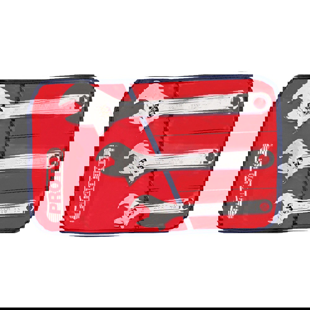 Adjustable Wrench Set: 3 Pc, 8