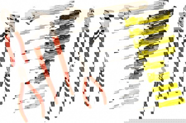 Combination Hand Tool Set: 14 Pc, General Purpose Tool Set