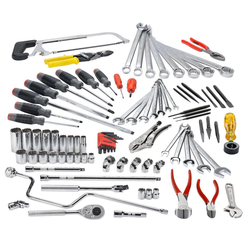 Combination Hand Tool Set: 98 Pc, Mechanic's Tool Set