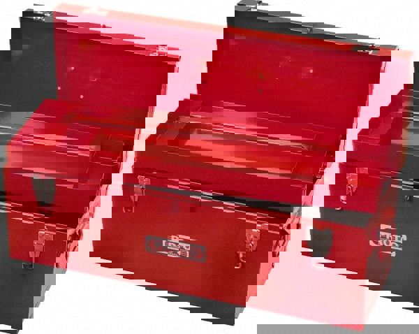 Steel Tool Box: 1 Drawer, 1 Compartment