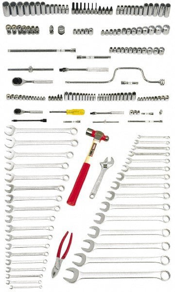 Combination Hand Tool Set: 179 Pc, Mechanic's Tool Set