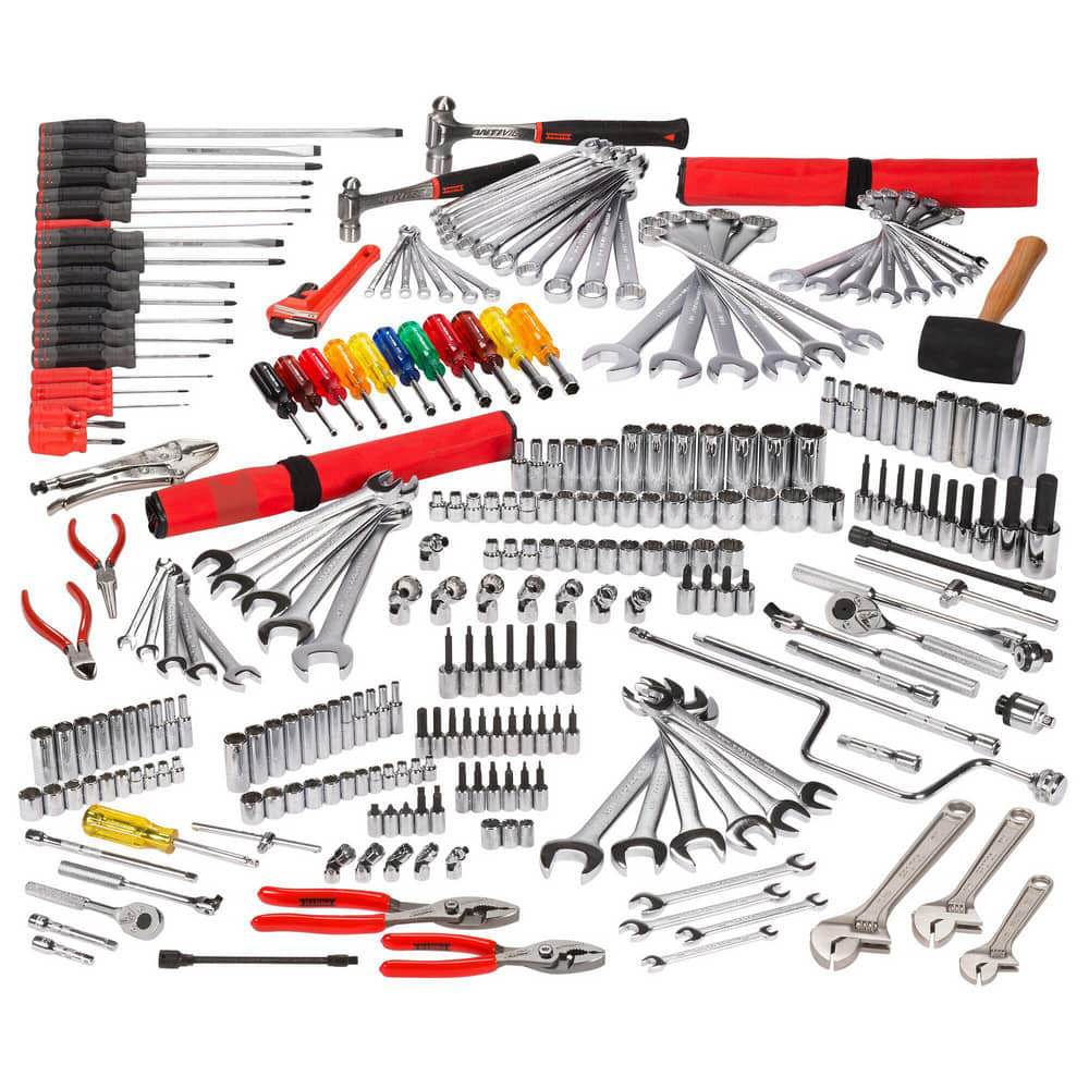 Combination Hand Tool Set: 271 Pc, Mechanic's Tool Set