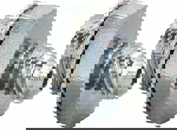 Industrial Pipe Adapter: 7/16-20 x 3/8