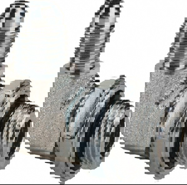 Industrial Pipe 90 &deg; Elbow Adapter: 9/16-18 x 3/8