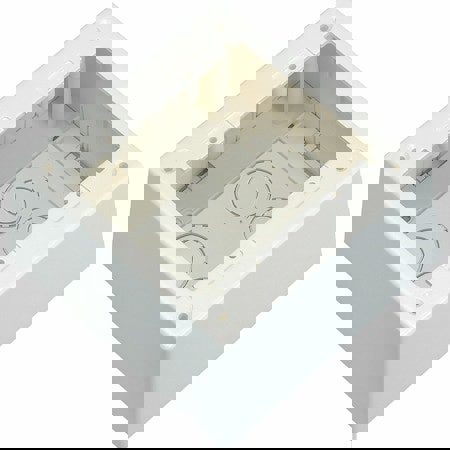 DEEP WHT JUNCTION BOX DOUBLE DIRECT SHIP