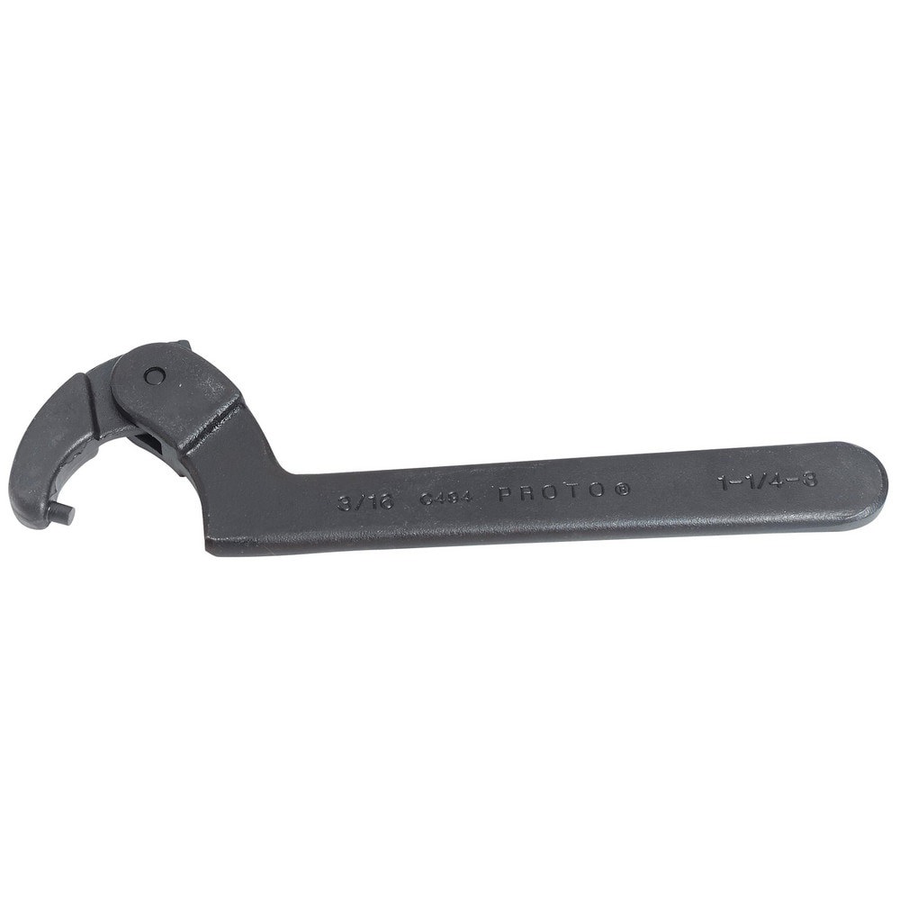 Spanner Wrenches & Sets; Wrench Type: Pin Spanner Wrench ; Maximum Jaw Capacity: 3in ; Maximum Capacity (Inch): 3 ; Overall Length (Inch): 8-1/4 ; Hook Thickness: 0.40625 ; Pin Length (Decimal Inch): 0.1875