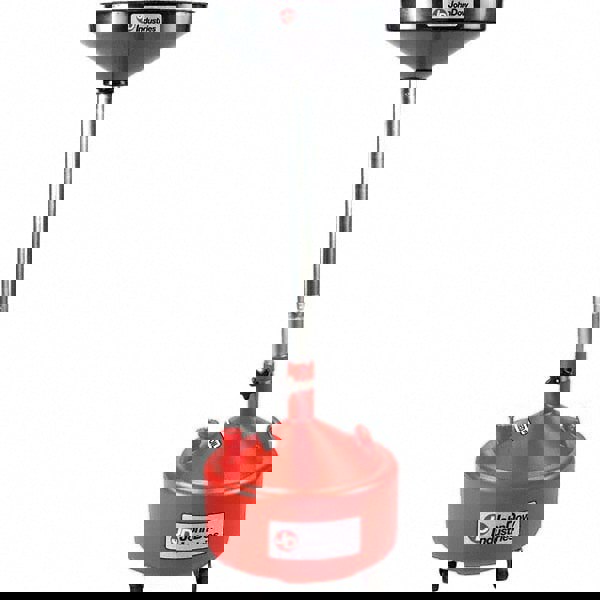 Oil Drain Containers; Container Size: 8gal (US) ; Features: Large drain pipe allows oil to drain quickly; Molded grips to assist in draining; Translucent poly tank allows for easy viewing of oil level