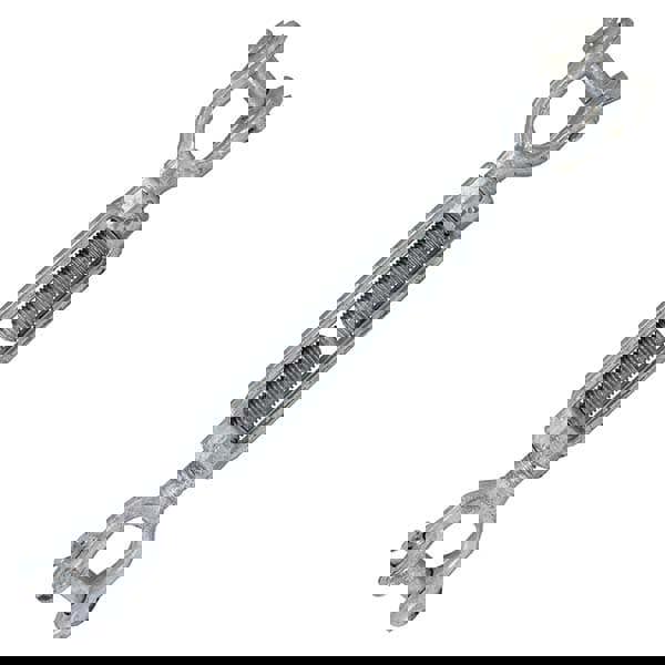 Turnbuckles; Turnbuckle Type: Jaw & Jaw ; Material: Steel ; Working Load Limit: 5200 lb ; Standards: ASTM F-1145 ; Closed Length: 16.609375in ; Open Length: 23.68in