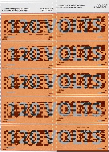 Electrical & Energy Source Label: 