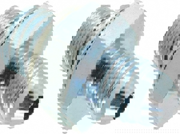 Industrial Pipe Adapter: 7/16-20 x M12 x 1.5 Male Thread, MJIC x Male Metric