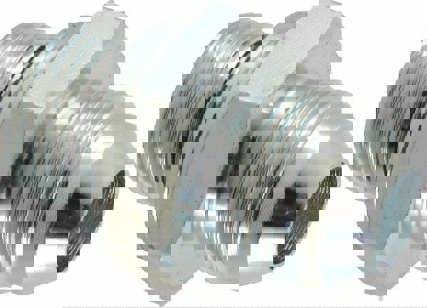 Industrial Pipe Adapter: 3/4-16 x M18 x 1.5 Male Thread, MJIC x Male Metric