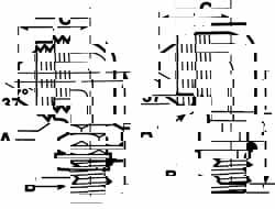 Industrial Pipe 90 &deg; Elbow Adapter: 7/8-14 x M20 x 1.5 Male Thread, MJIC x Male Metric