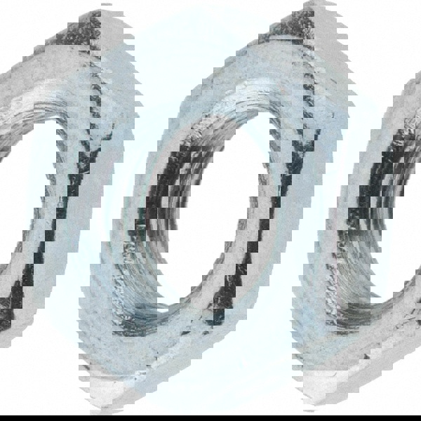 Hex Nut: 5/16-24, Grade 2 Steel, Zinc Clear Finish