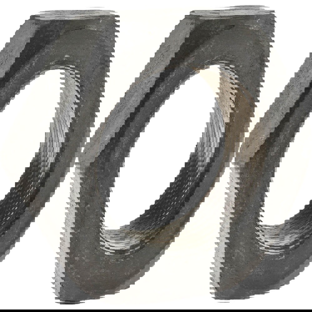 Hex Nut: 1-3/8 - 12, Grade 2 Steel, Uncoated