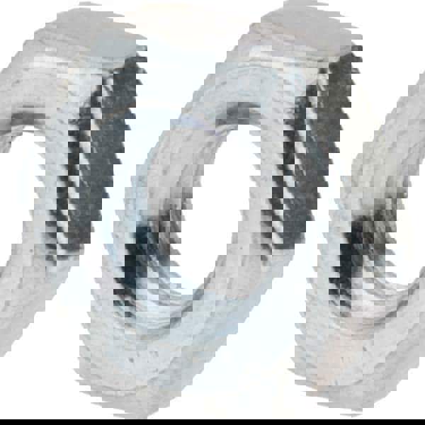 Hex Nut: 1/4-20, Grade 2 Steel, Zinc Clear Finish