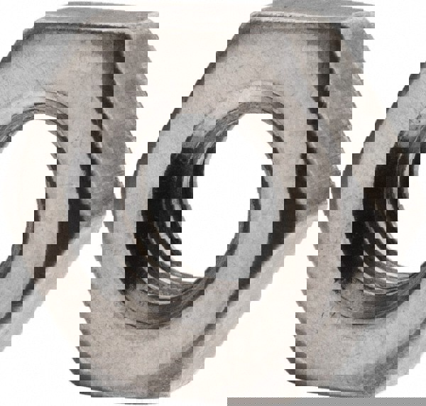 Jam Nut: 1/4-20, Grade 2 Steel, Bright/Uncoated Finish