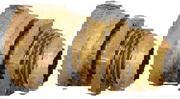 Industrial Pipe Adapter: 13/16-16 Female Thread, 3/4-16 Male Thread, MJIC x FORFS