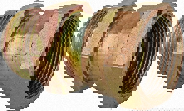 Industrial Pipe Adapter: 1-7/16-12 Female Thread, 1-15/16-12 Male Thread, MJIC x FORFS