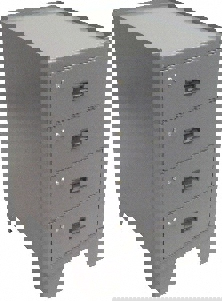 Locking Steel Storage Cabinet: 24