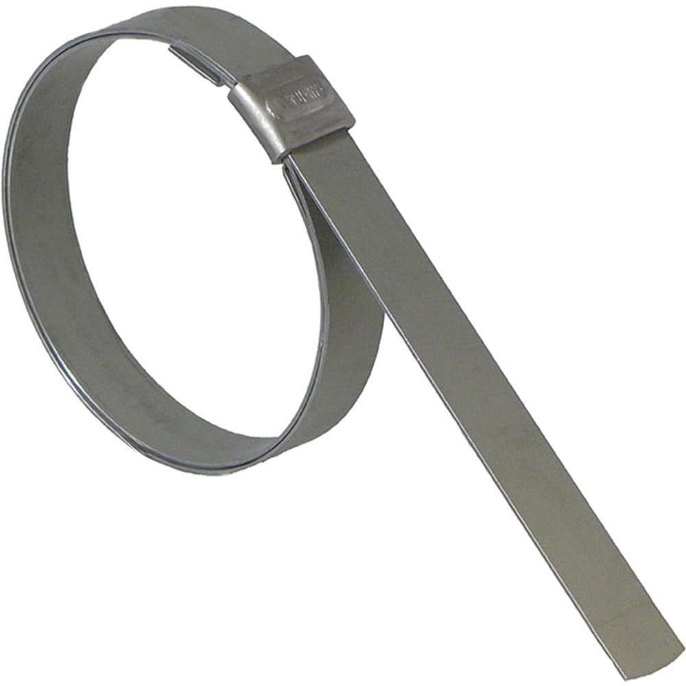 Band Clamps; Clamp Type: Preformed Jr Smooth ID Clamp ; Minimum Diameter (Decimal Inch): 2.0000 ; Minimum Diameter (Fractional Inch): 2 ; Material: Stainless Steel ; Number of Pieces: 100 ; Material Grade: 316