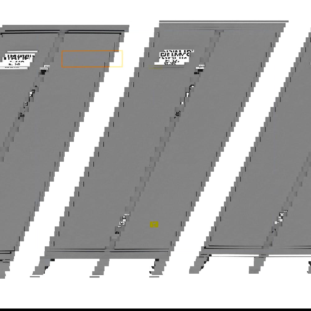 Jobsite Boxes & Cabinets; Type: Cabinet ; Forkliftable: Yes ; Storage Capacity (Cu. Ft.): 59 ; Casters: No ; Material: Steel ; Color: Gray