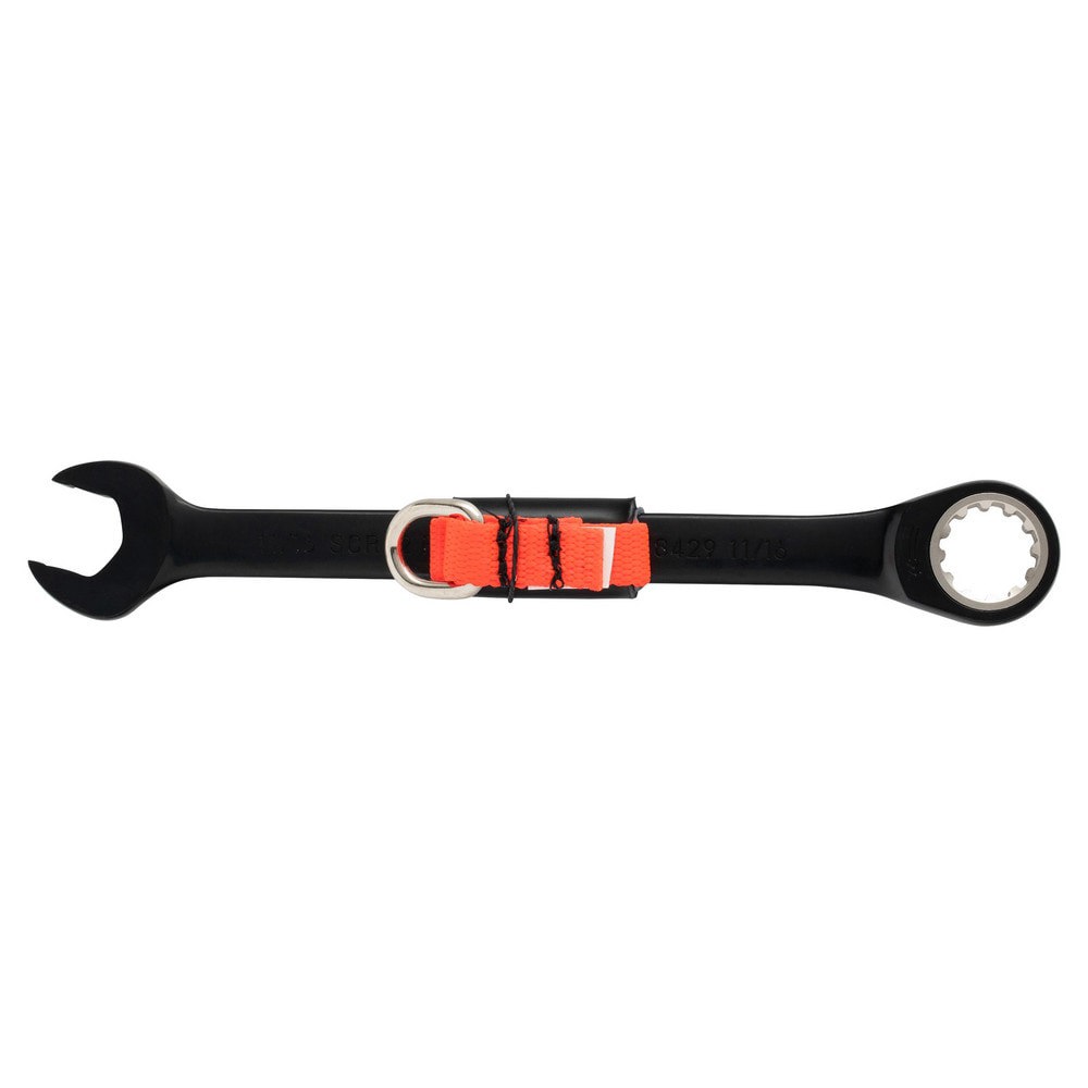 Combination Wrenches; Size (Inch): 11/16 ; Finish: Chrome ; Head Type: Combination ; Handle Type: Straight ; Material: Alloy Steel ; Overall Length (Inch): 8-3/4