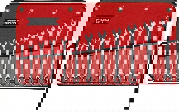 Ratcheting Combination Wrench Set: 12 Pc, Metric