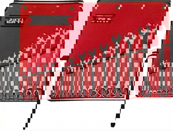 Ratcheting Combination Wrench Set: 14 Pc, Inch