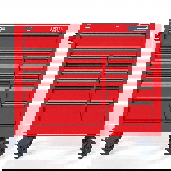 Steel Tool Roller Cabinet: 14 Drawers